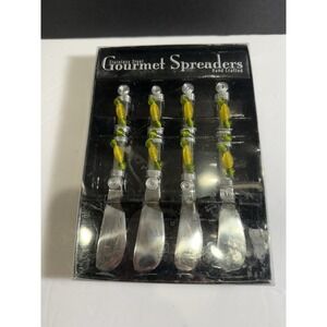 Wild Eye Designs Gourmet Spreaders Set of 4 Handcrafted Beaded Handles